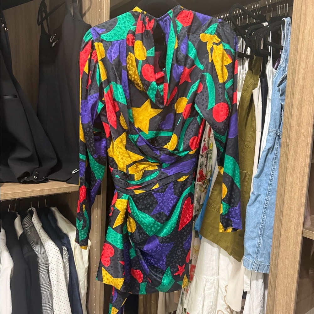 Ronny Kobo Collection Multicolor Patterned Dress - image 1